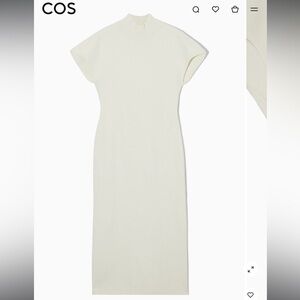 COS High-Knitted Corset Midi Dress